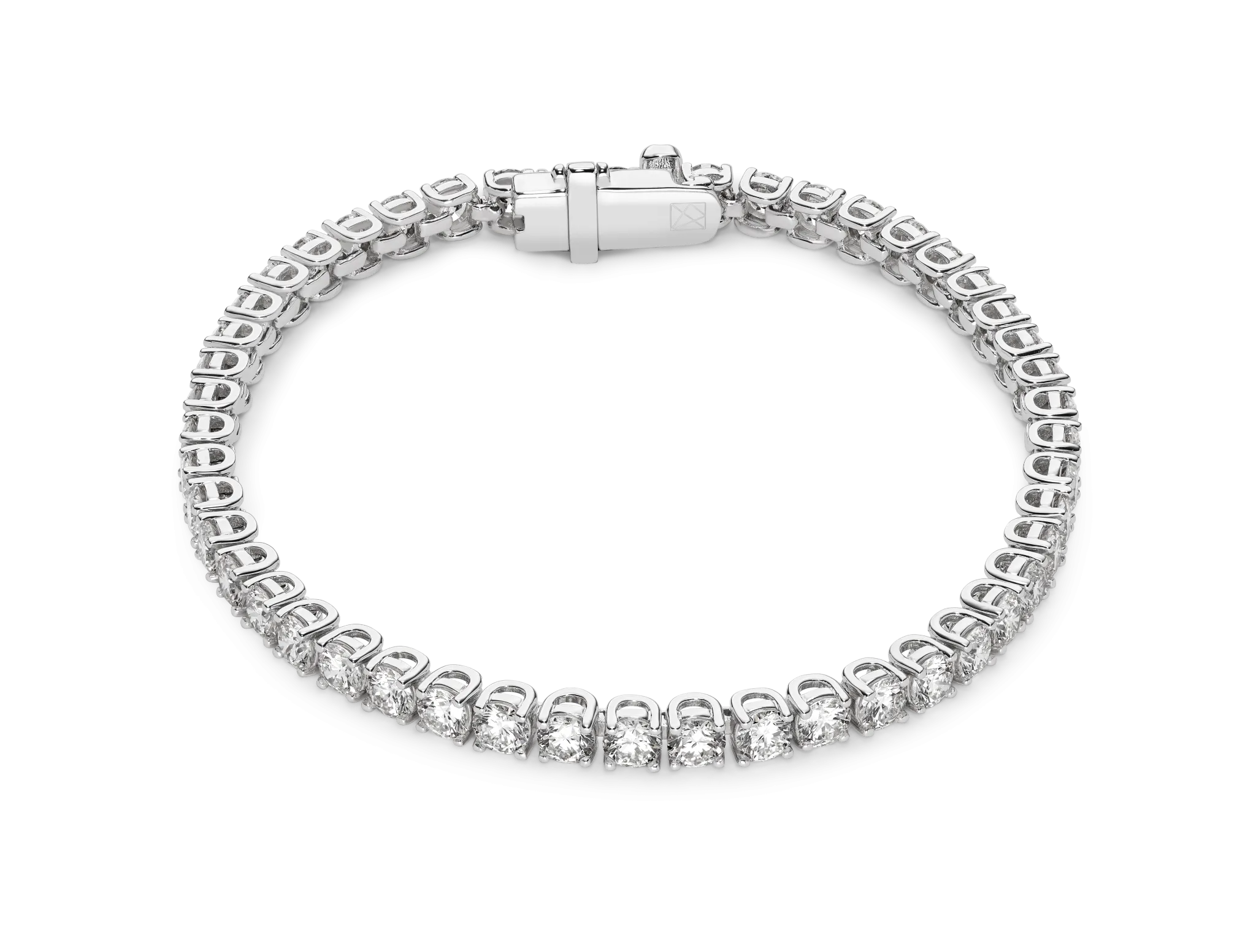 Lab-Grown Diamond Medium Tennis Bracelet - G/H color, 7 length | White