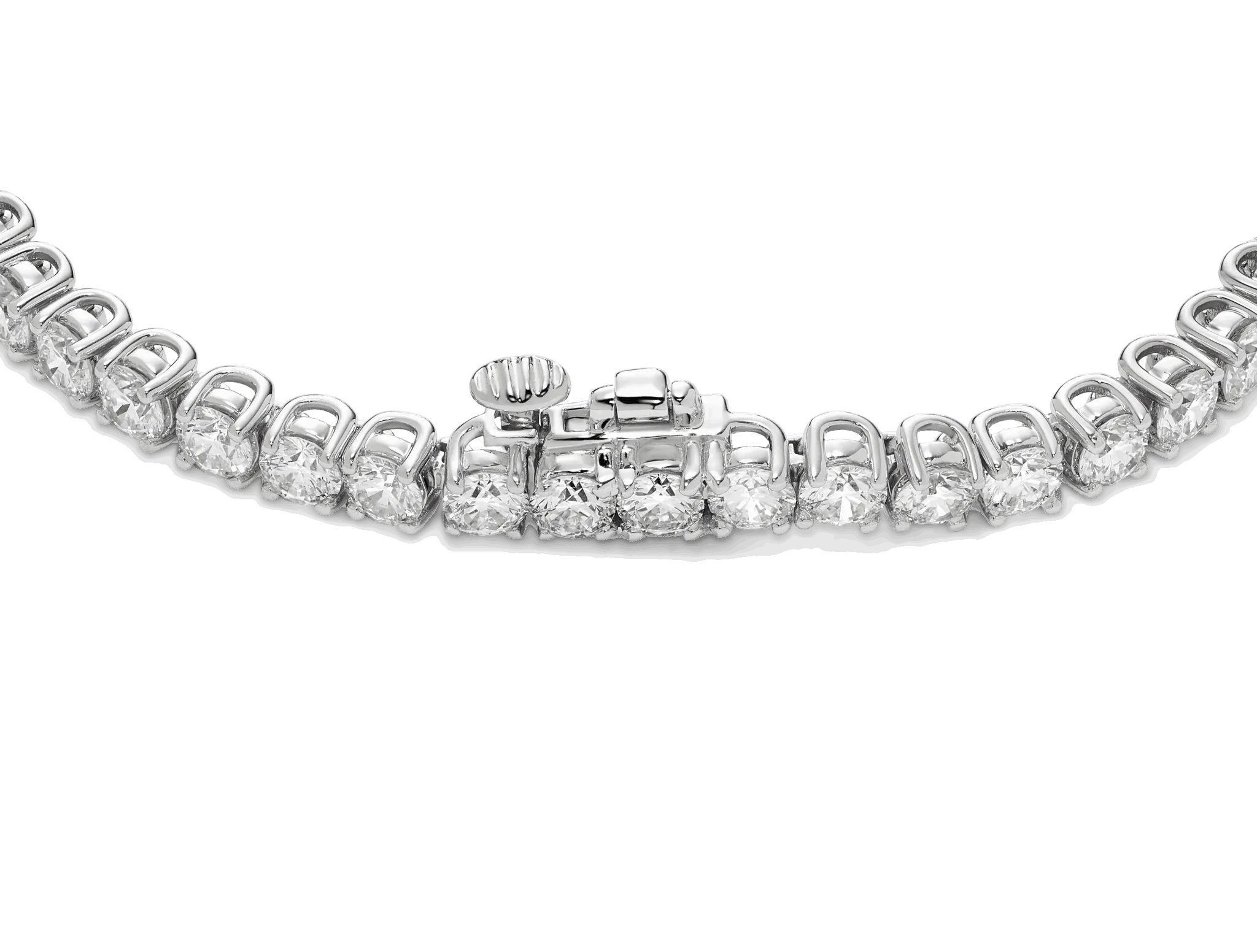 Lab-Grown Diamond Small Tennis Bracelet - E/F color, 6.5 length | White