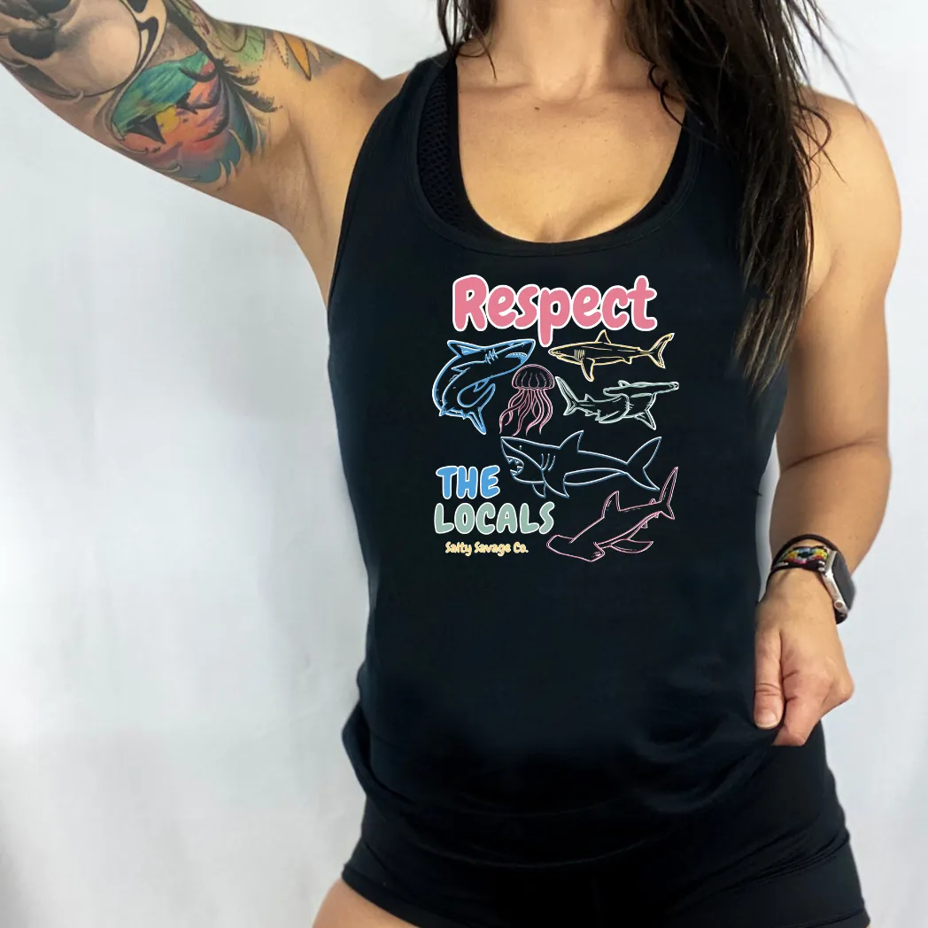 Ladies "Respect the Locals" Racerback Tank