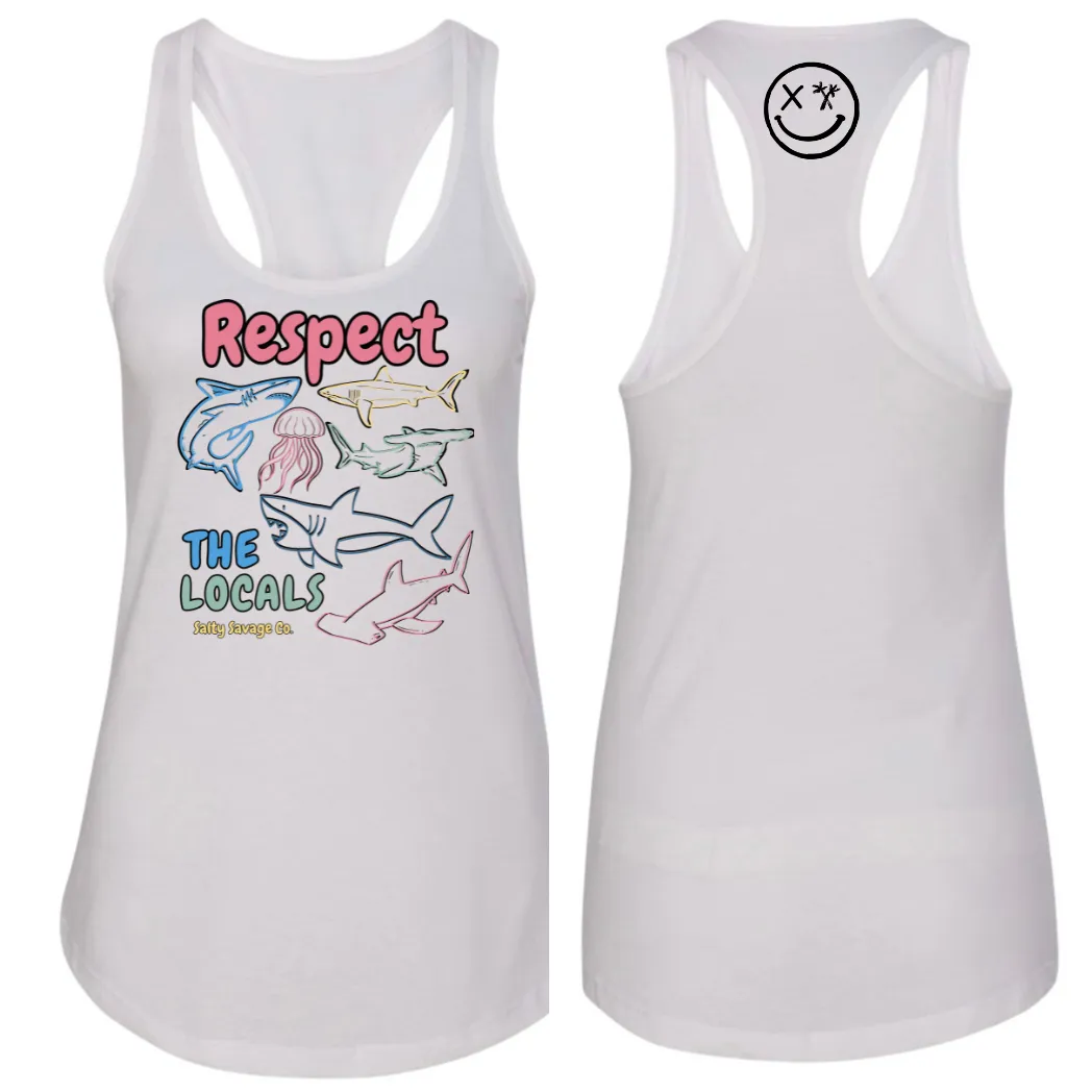 Ladies "Respect the Locals" Racerback Tank