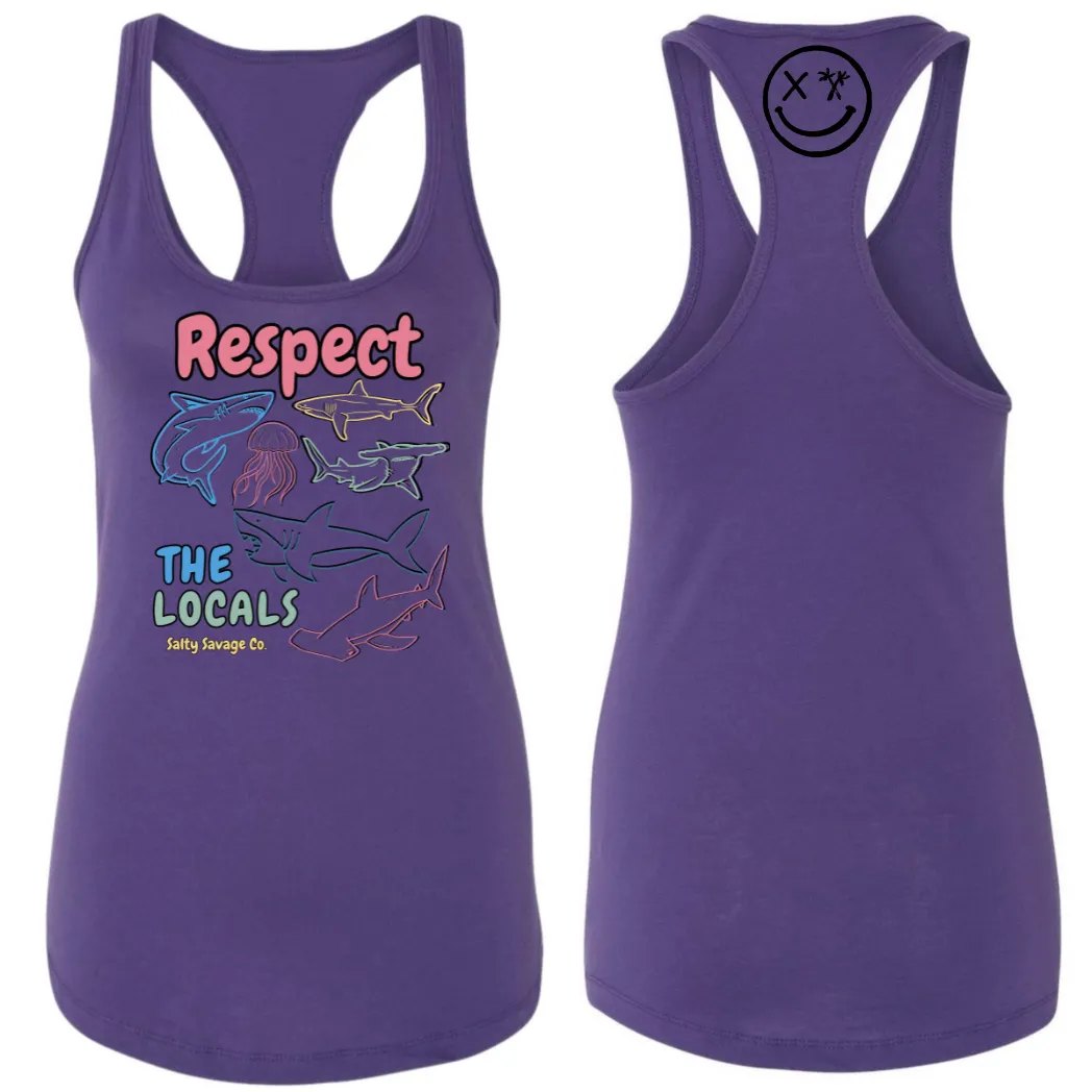 Ladies "Respect the Locals" Racerback Tank