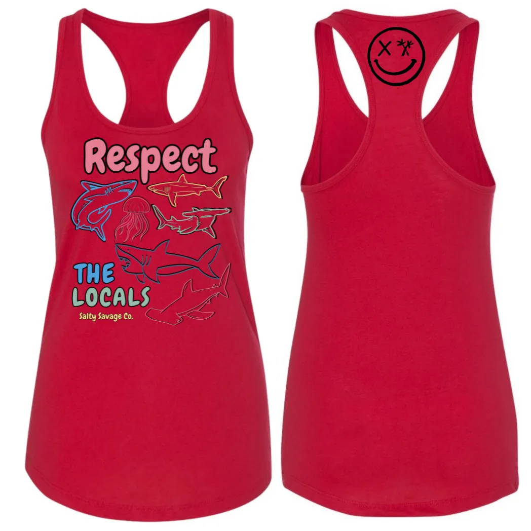 Ladies "Respect the Locals" Racerback Tank