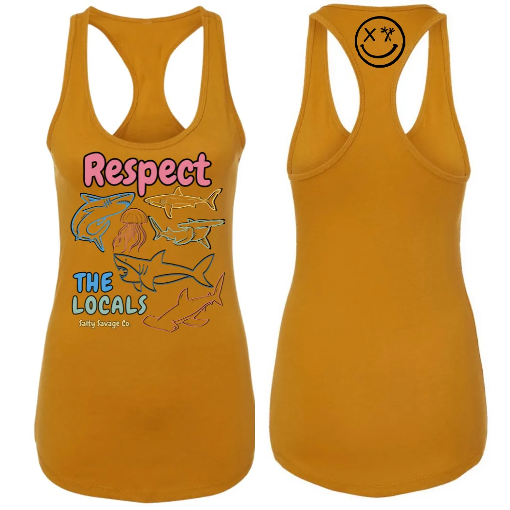 Ladies "Respect the Locals" Racerback Tank