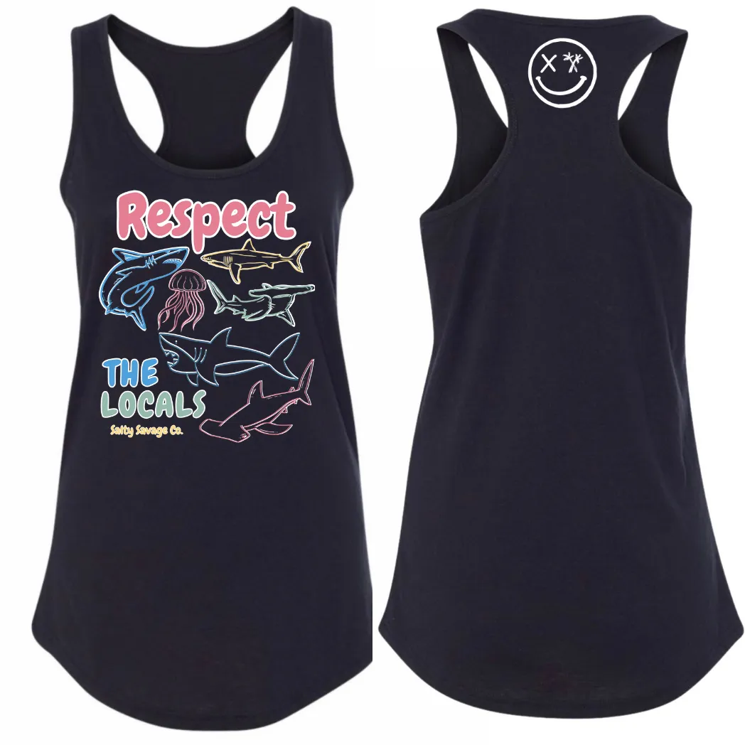 Ladies "Respect the Locals" Racerback Tank