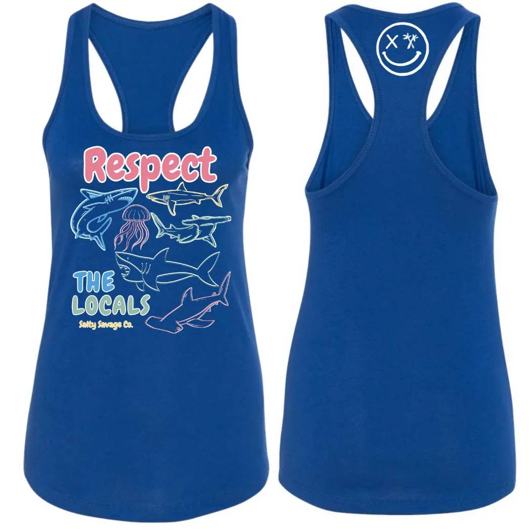 Ladies "Respect the Locals" Racerback Tank