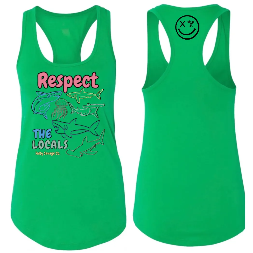 Ladies "Respect the Locals" Racerback Tank