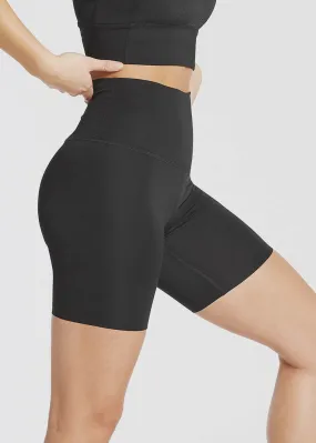 Laser Hem Bike Short - Black