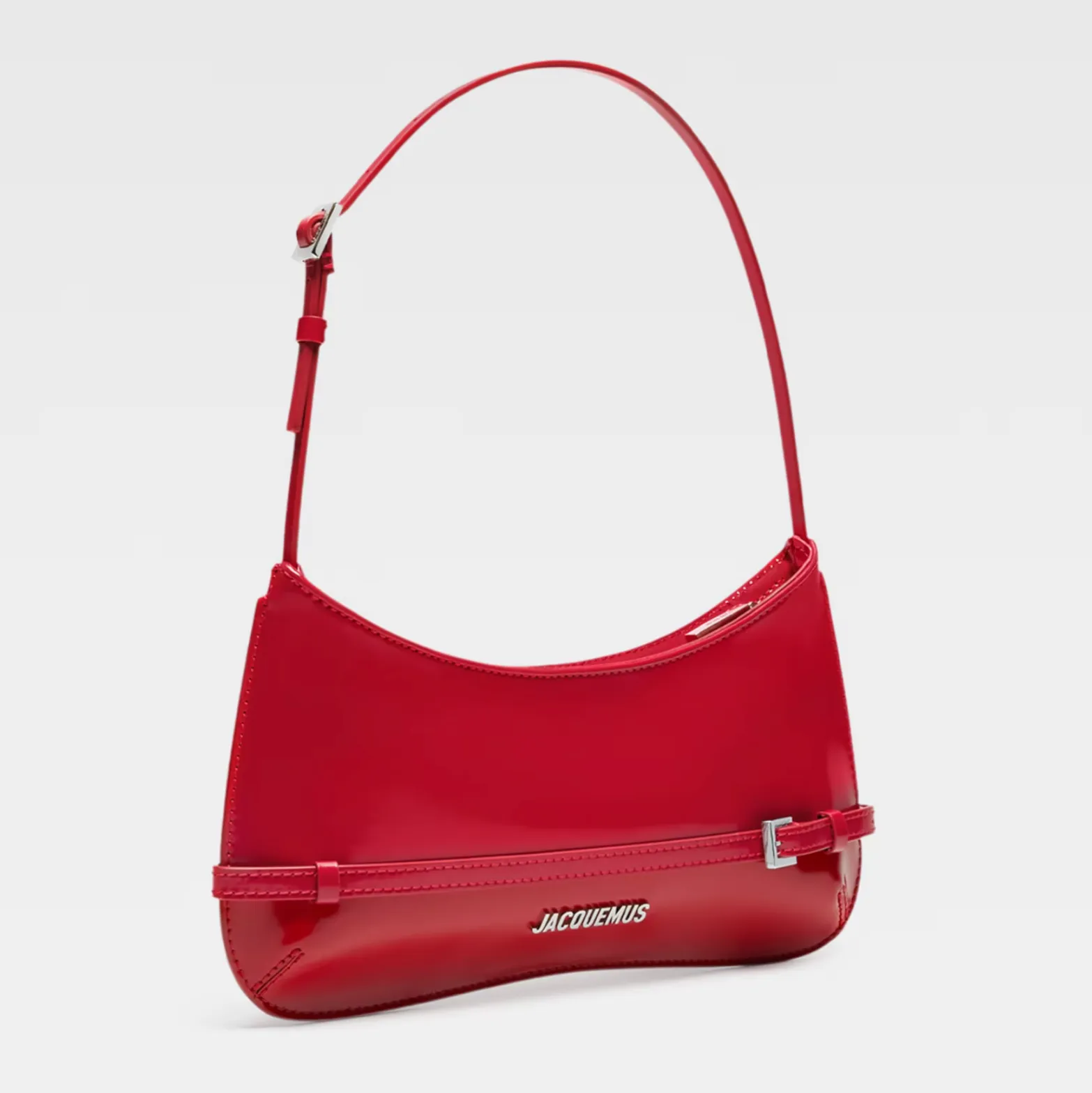 LE BISOU BELTED SHOULDER BAG - RED