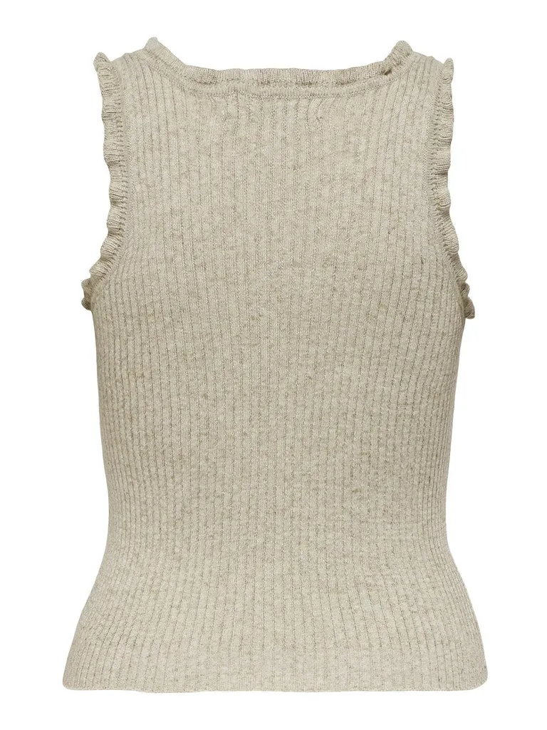 Lina Ruffle Knitted Top