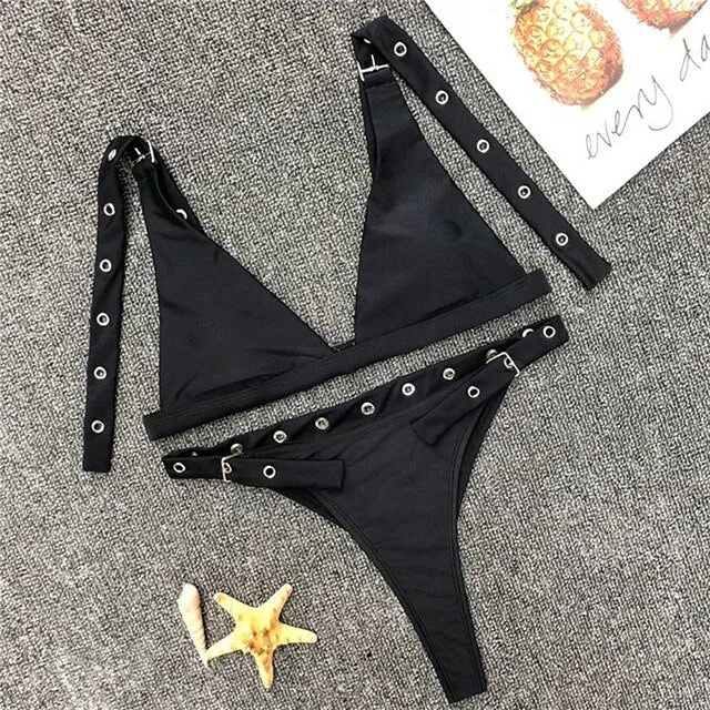 Logan Bikini mit hoher Taille