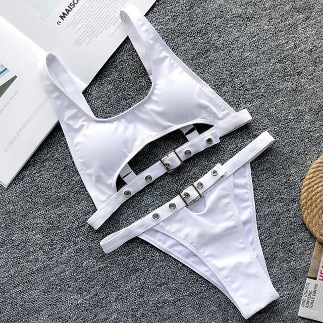 Logan Bikini mit hoher Taille