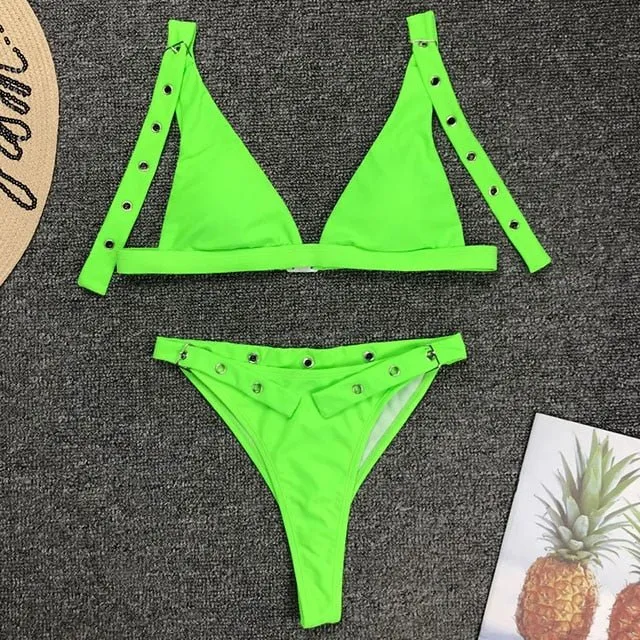 Logan Bikini mit hoher Taille