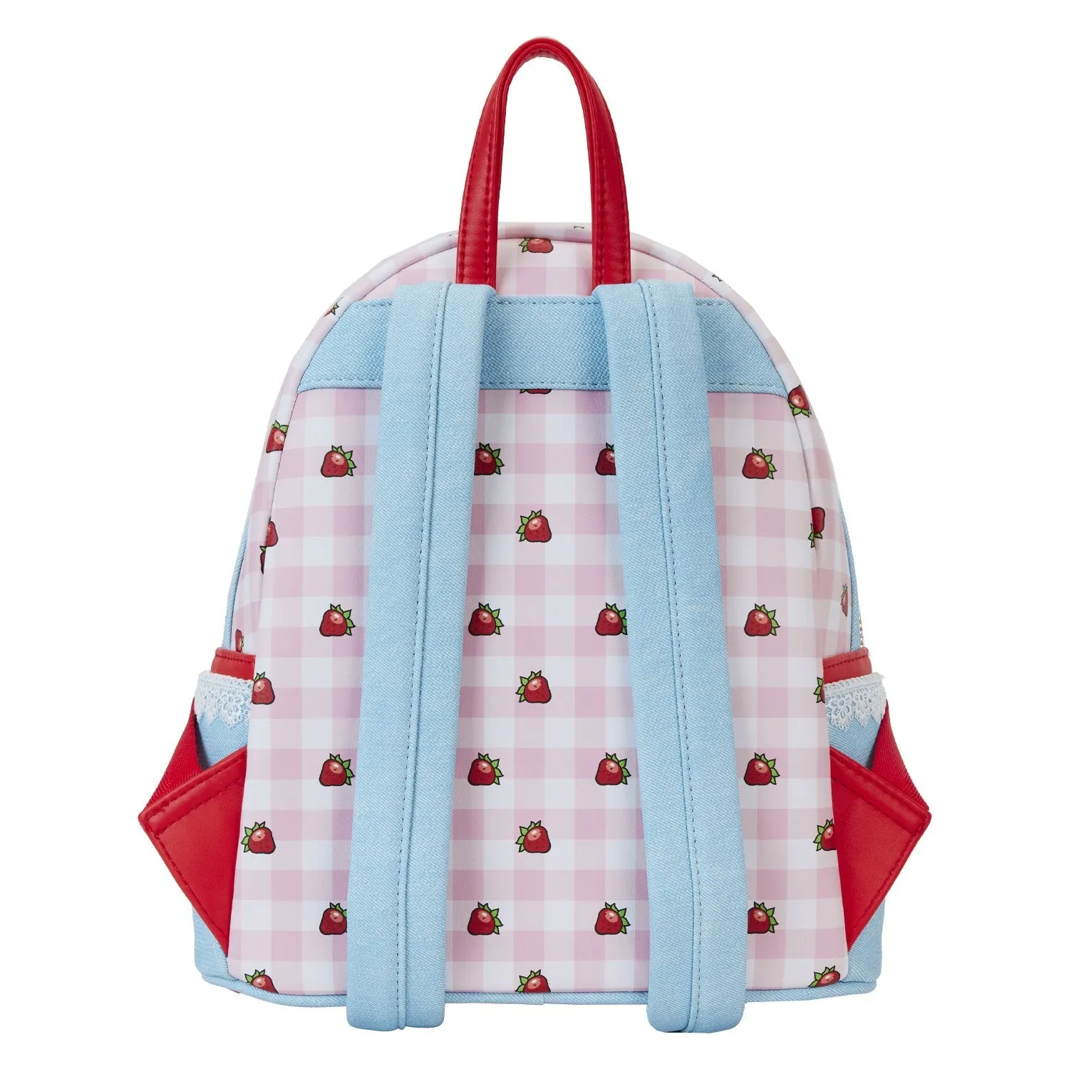 Loungefly Strawberry Shortcake Denim Pocket Mini Backpack