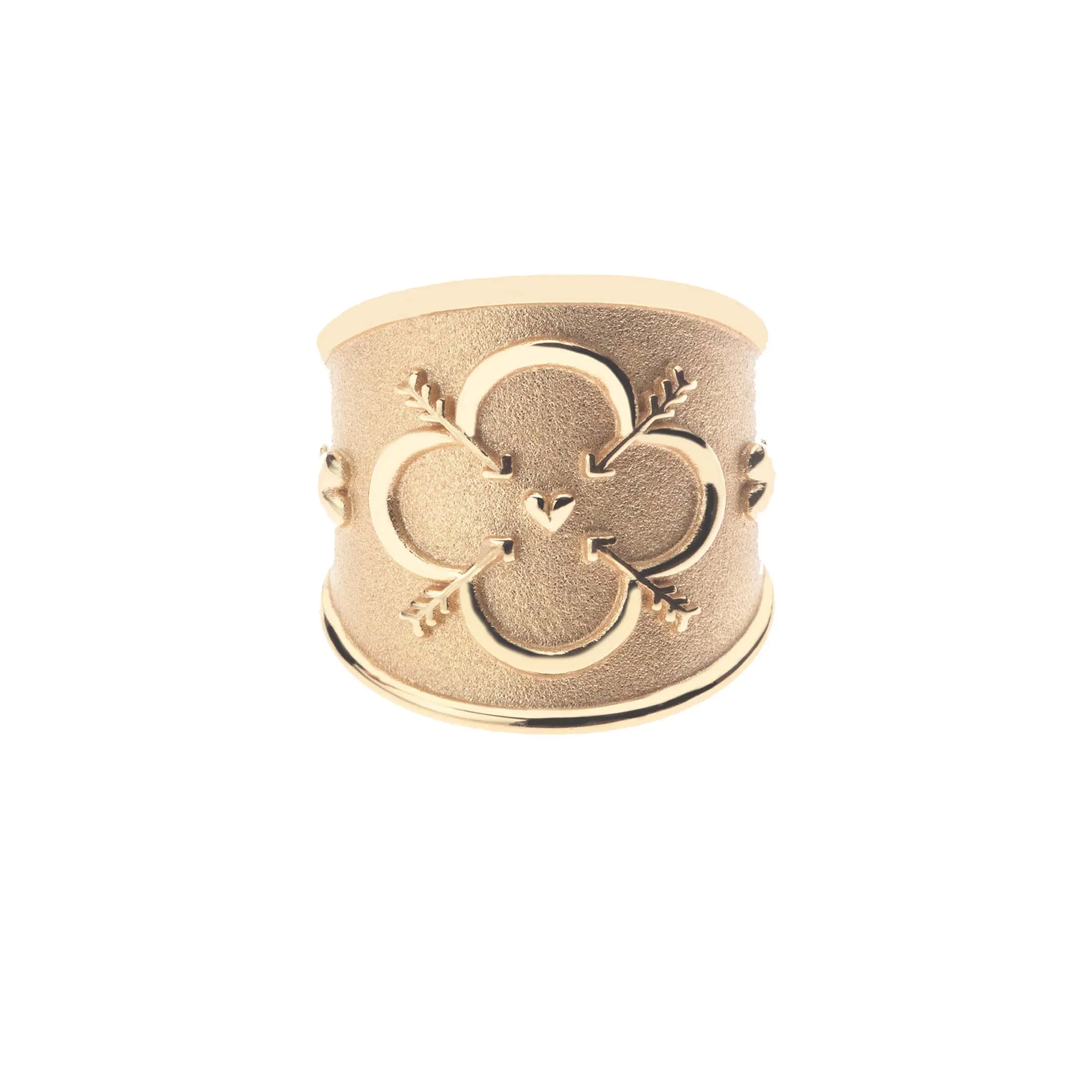 LOVE Cigar Band Ring