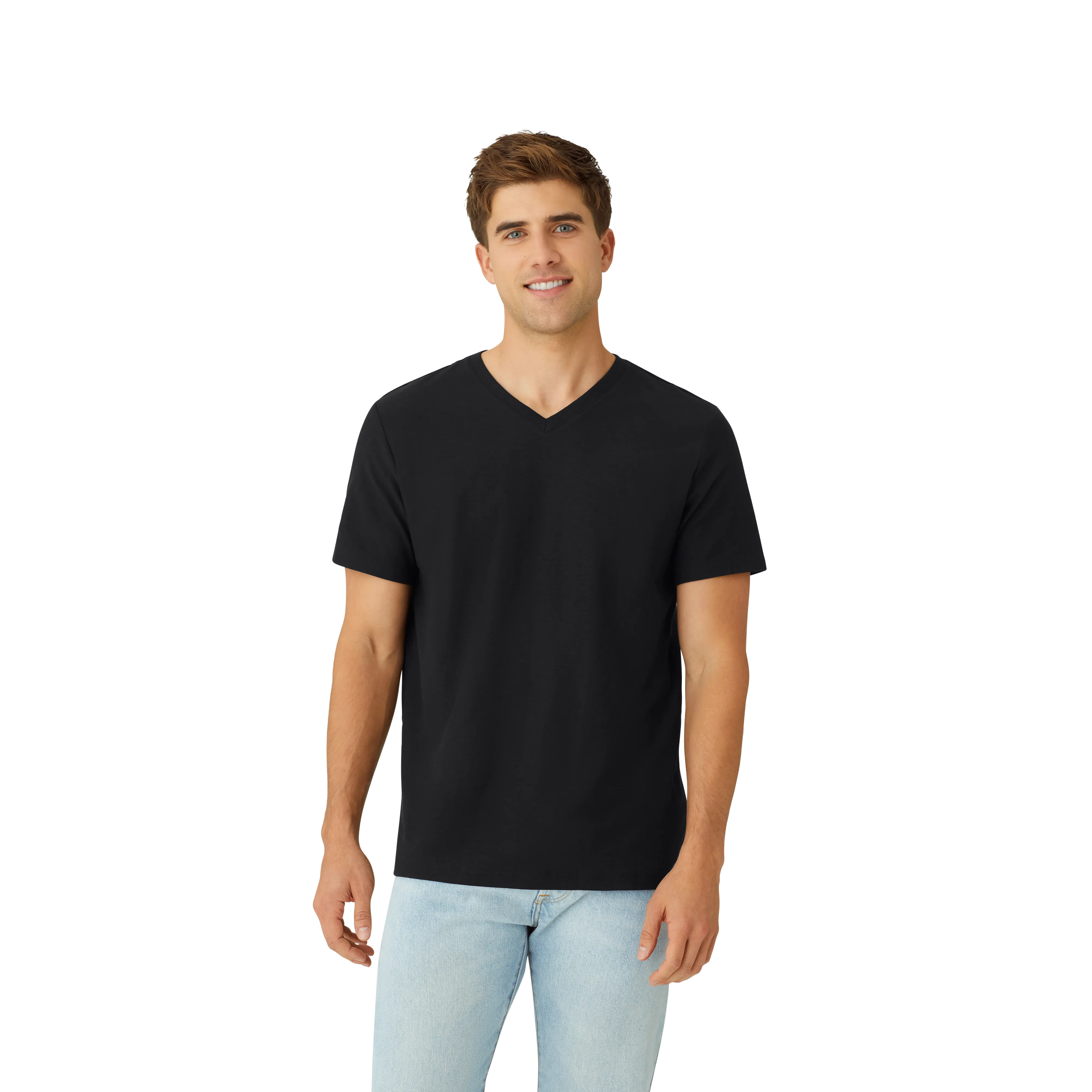 Men's Air Slub V-Neck T-Shirt 3-Pack