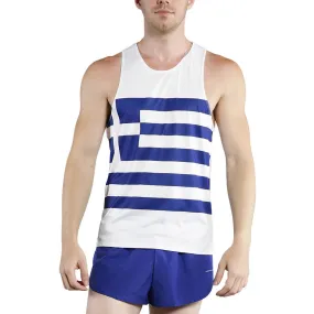 Men's Printed Singlet- Greece