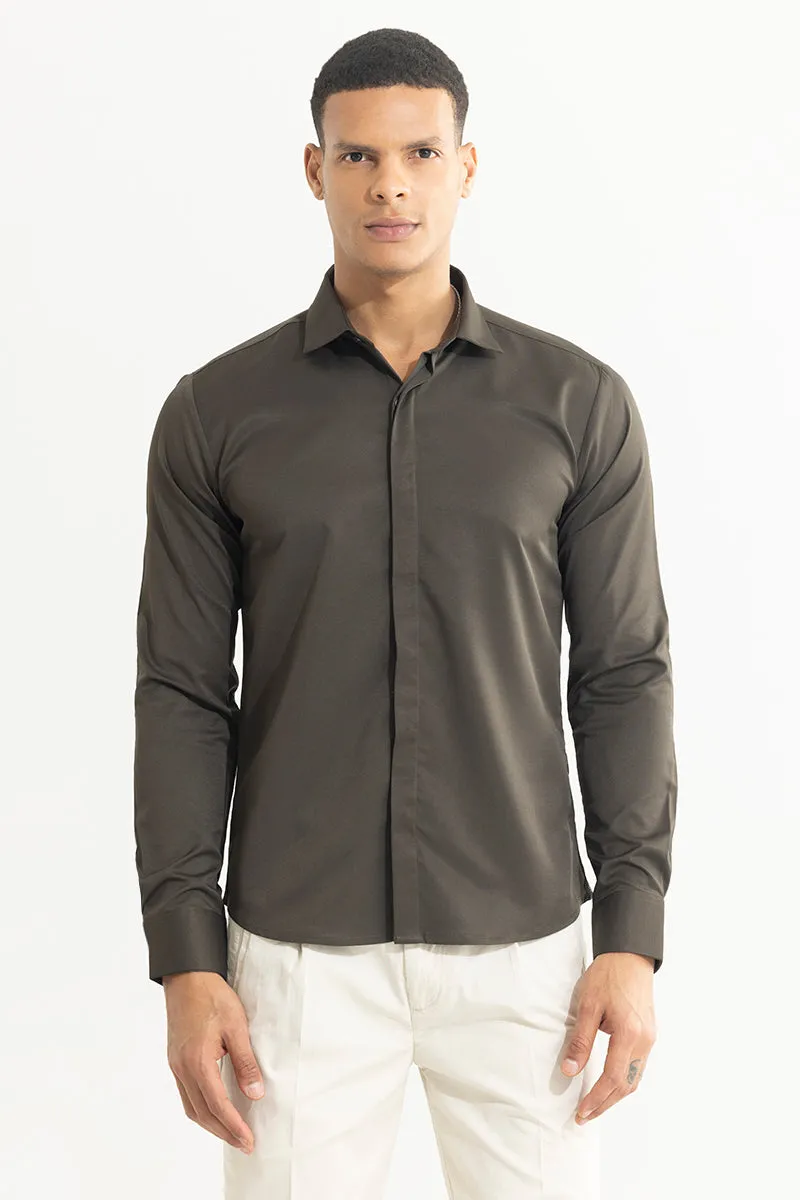 Meteoric Cedar Brown Shirt