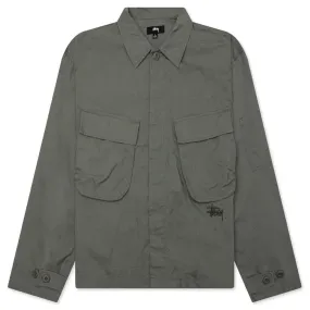 Military L/S Over Shirt - Olive