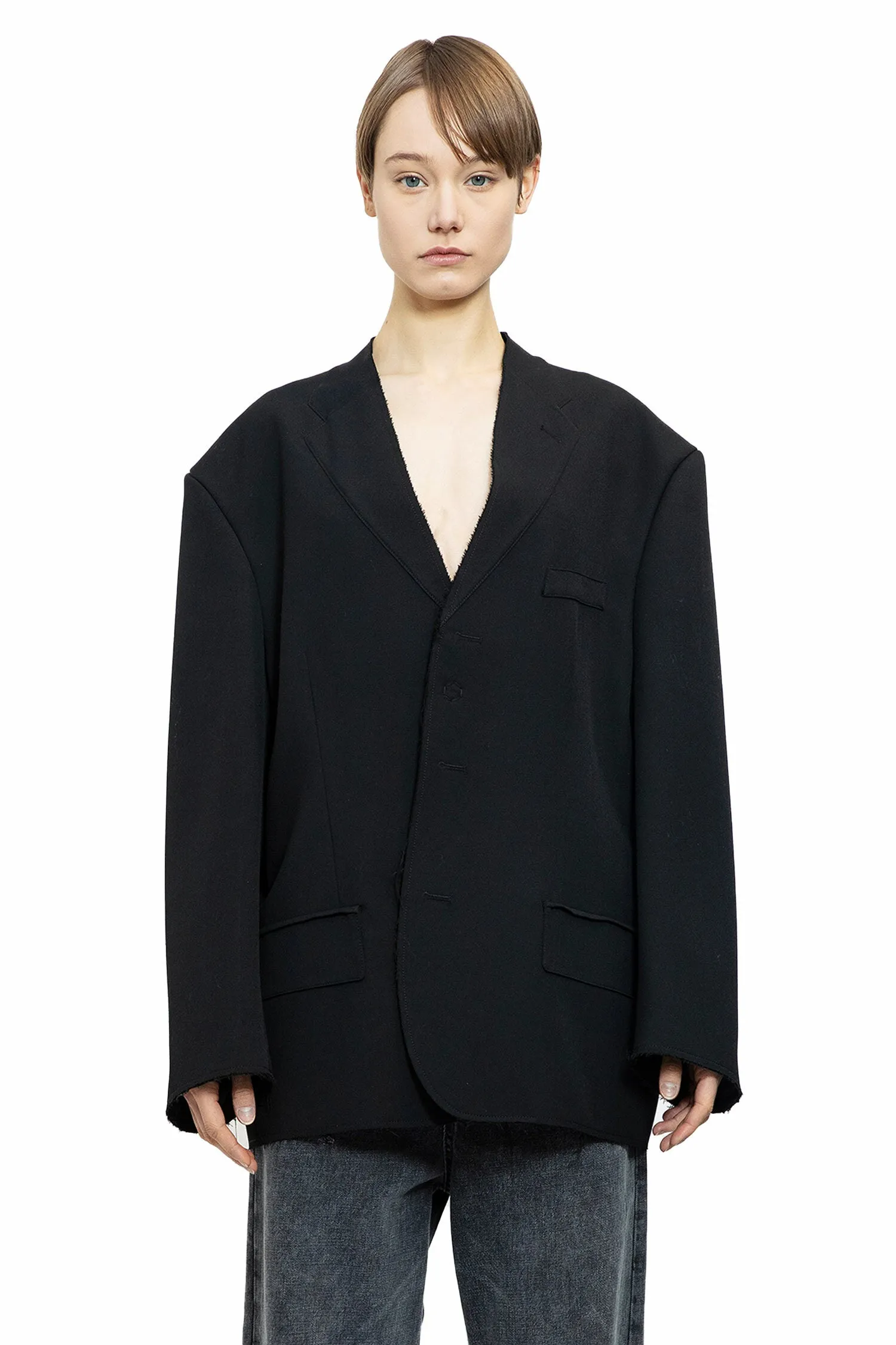 MM6 MAISON MARGIELA WOMAN BLACK BLAZERS