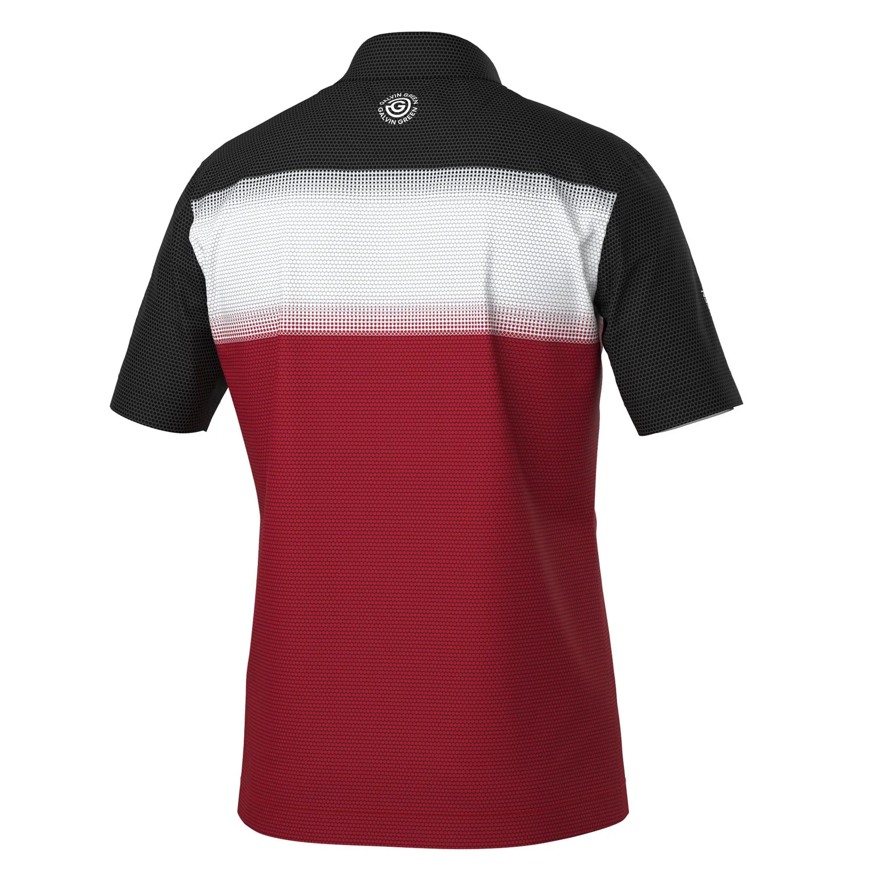 Mo Ventil8  Regular Fit Polo Red/Black - SS24