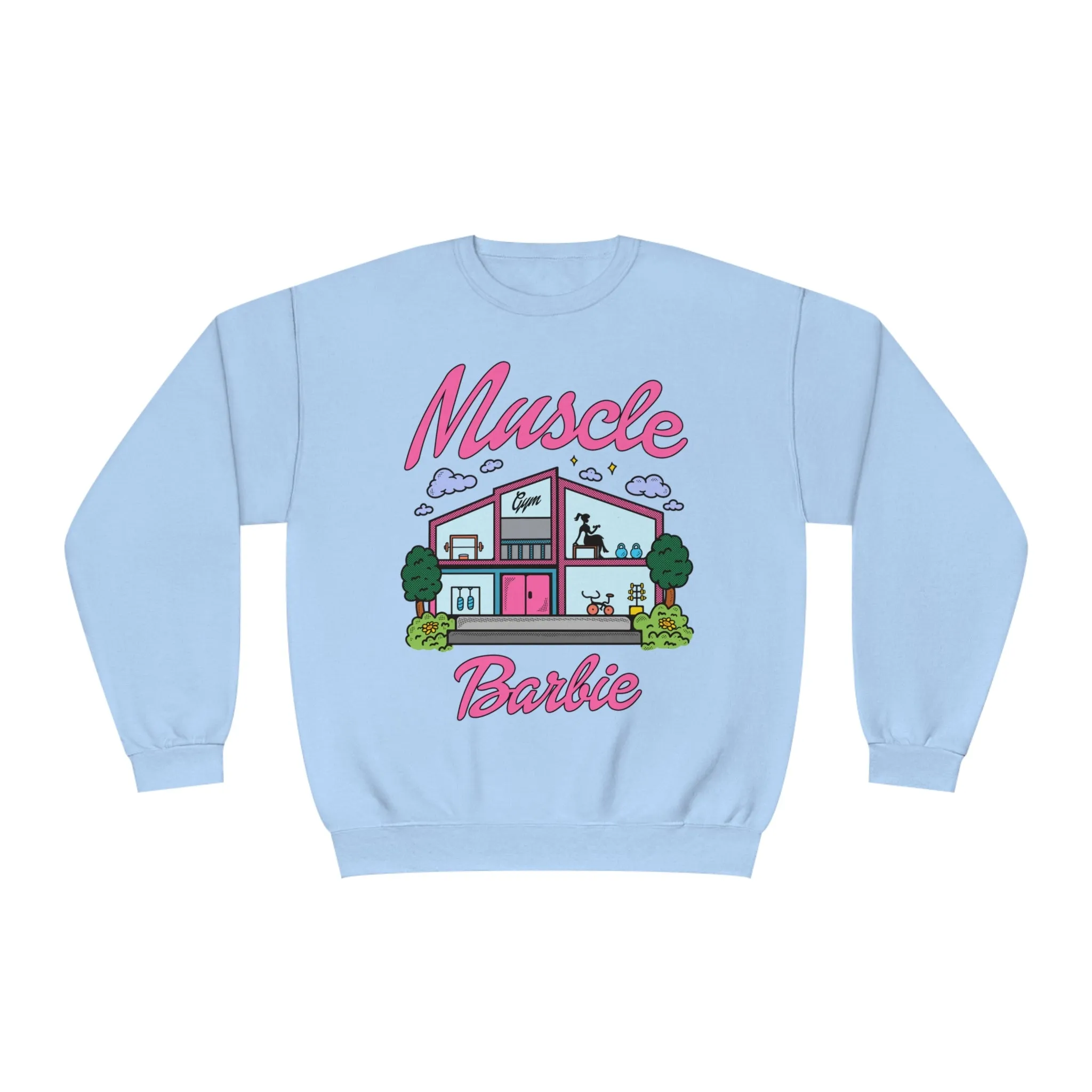 MUSCLE BARBIE- CREWNECK