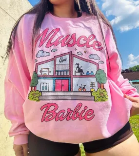 MUSCLE BARBIE- CREWNECK