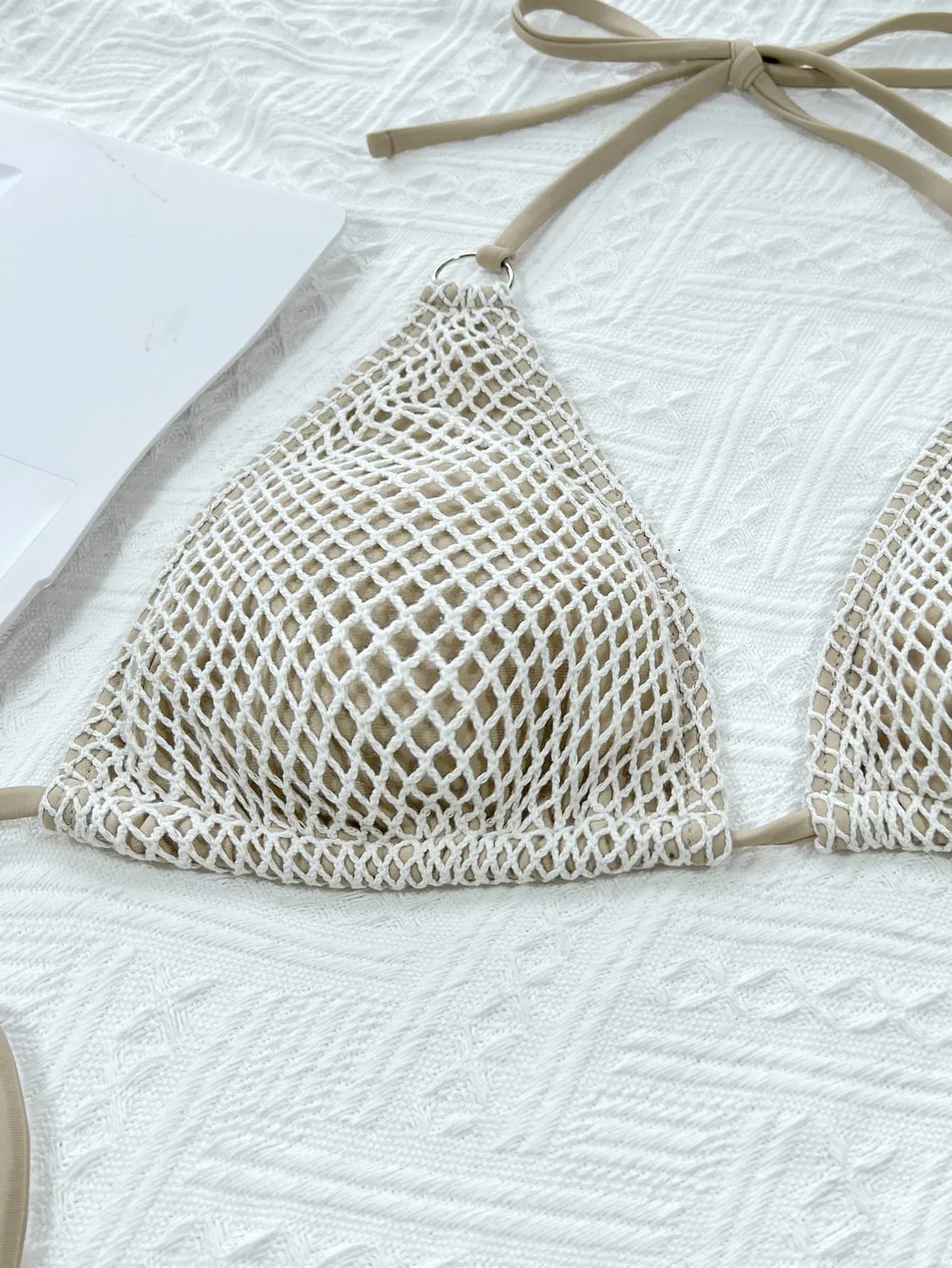 Neckholder-Bikini-Set mit Binderücken