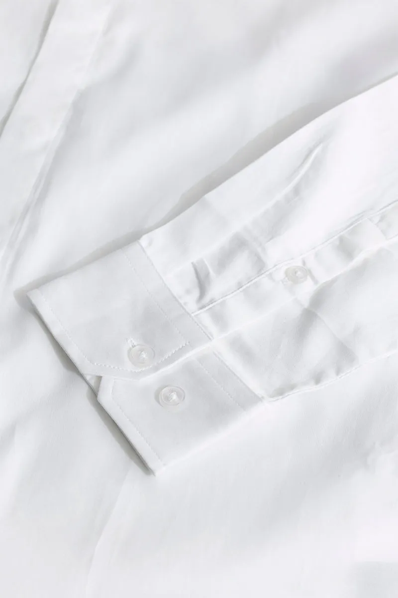 Ornament Embroidered White Shirt