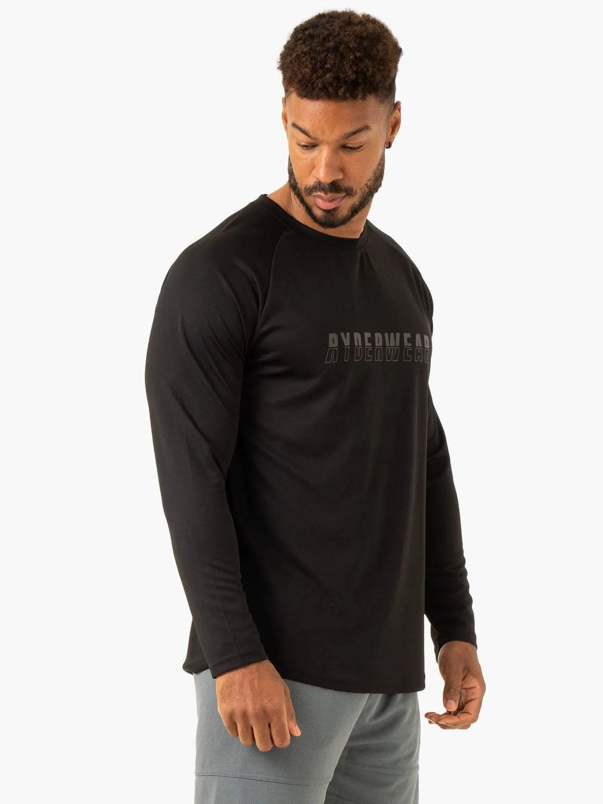 Overdrive Long Sleeve Top - Black