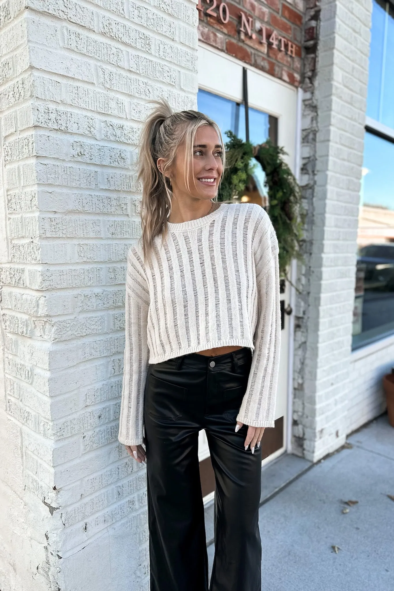 Park City Sweater Cream- FINAL SALE