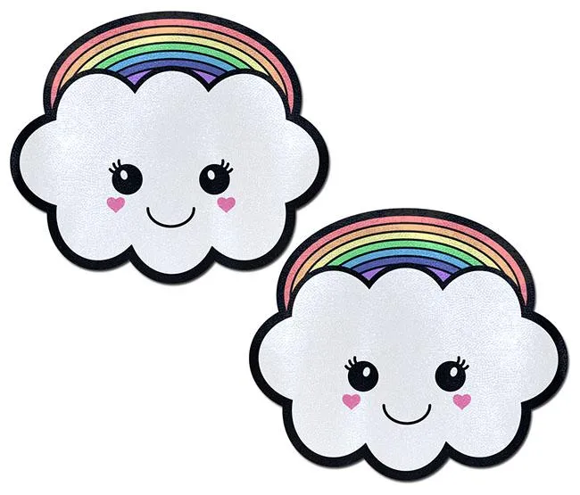 Pastease - Rainbow Kawaii Cloud Nipple Pasties