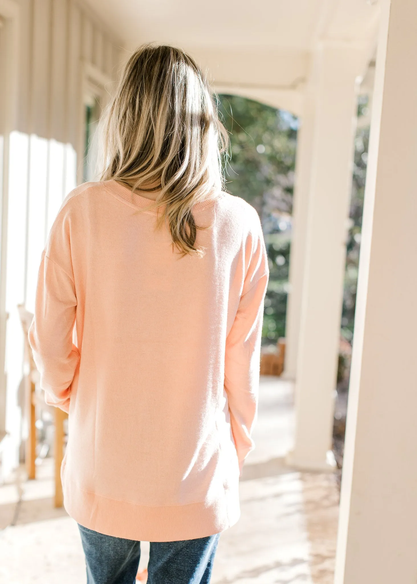 Peach Hue Sweater