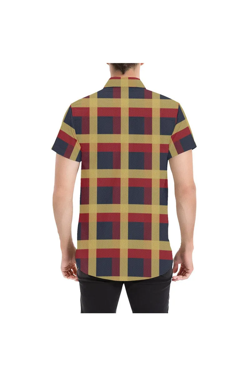 Plaid Park Men's Short Sleeve Shirt