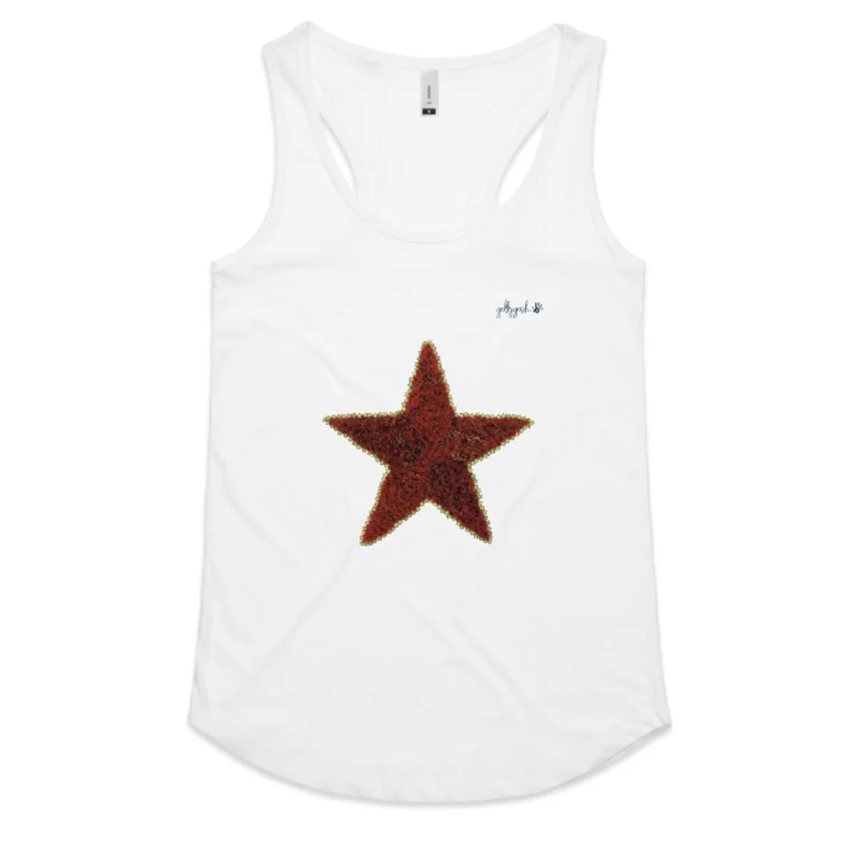 Pohutukawa Star Racerback Singlet