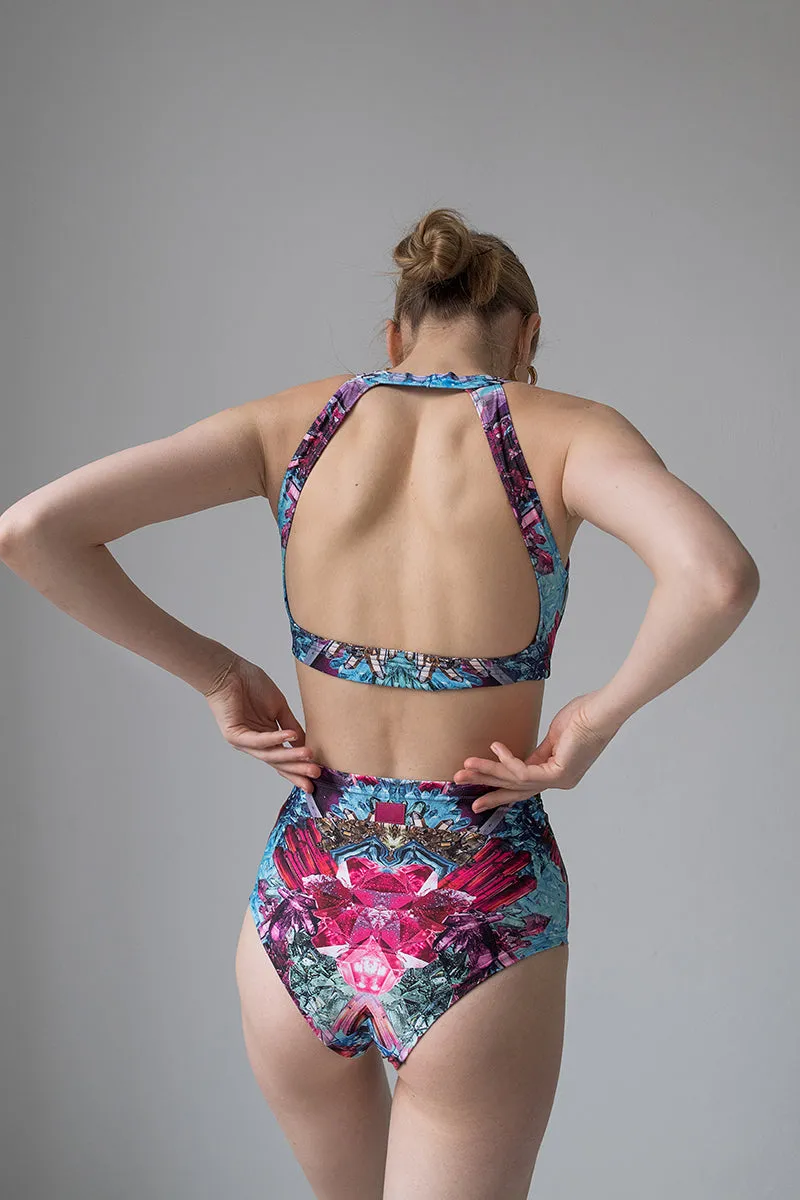 Pole Addict Openback Top - Crystallised