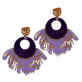 Purple Sunshine Earrings