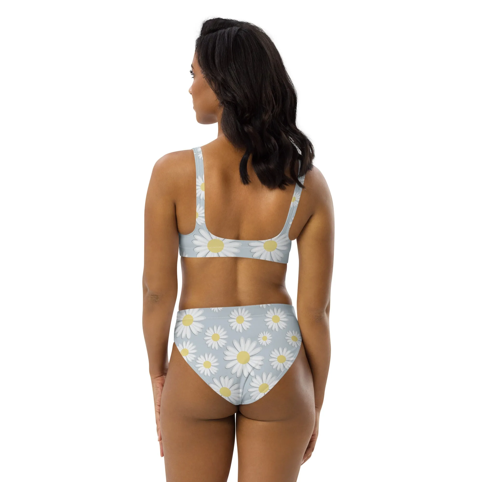 Recycled high-waisted bikini