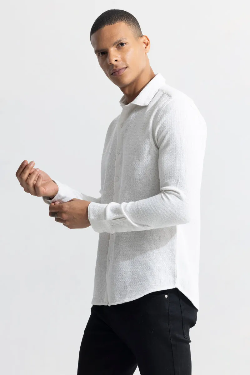 RelaxKnit White Shirt