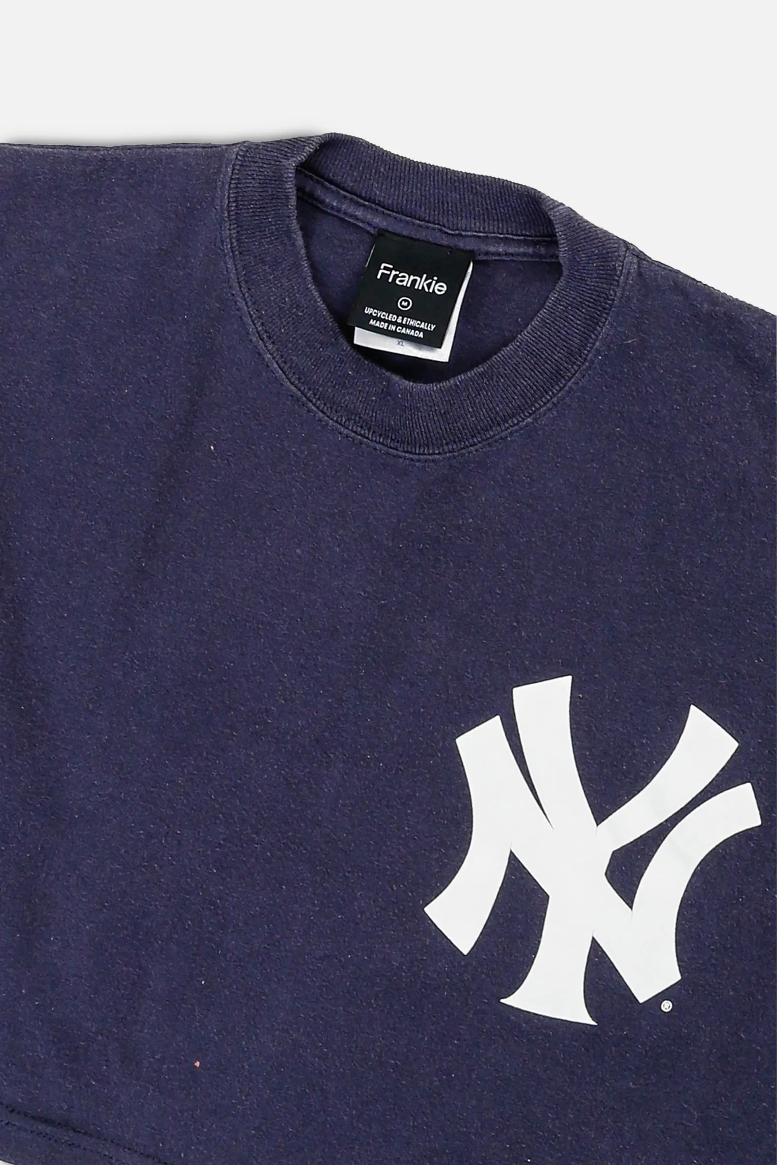 Rework NY Yankees MLB Crop Tee - M