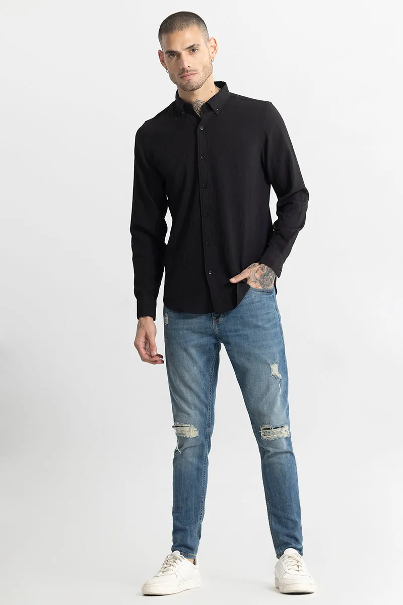 Rufflecrush Black Shirt