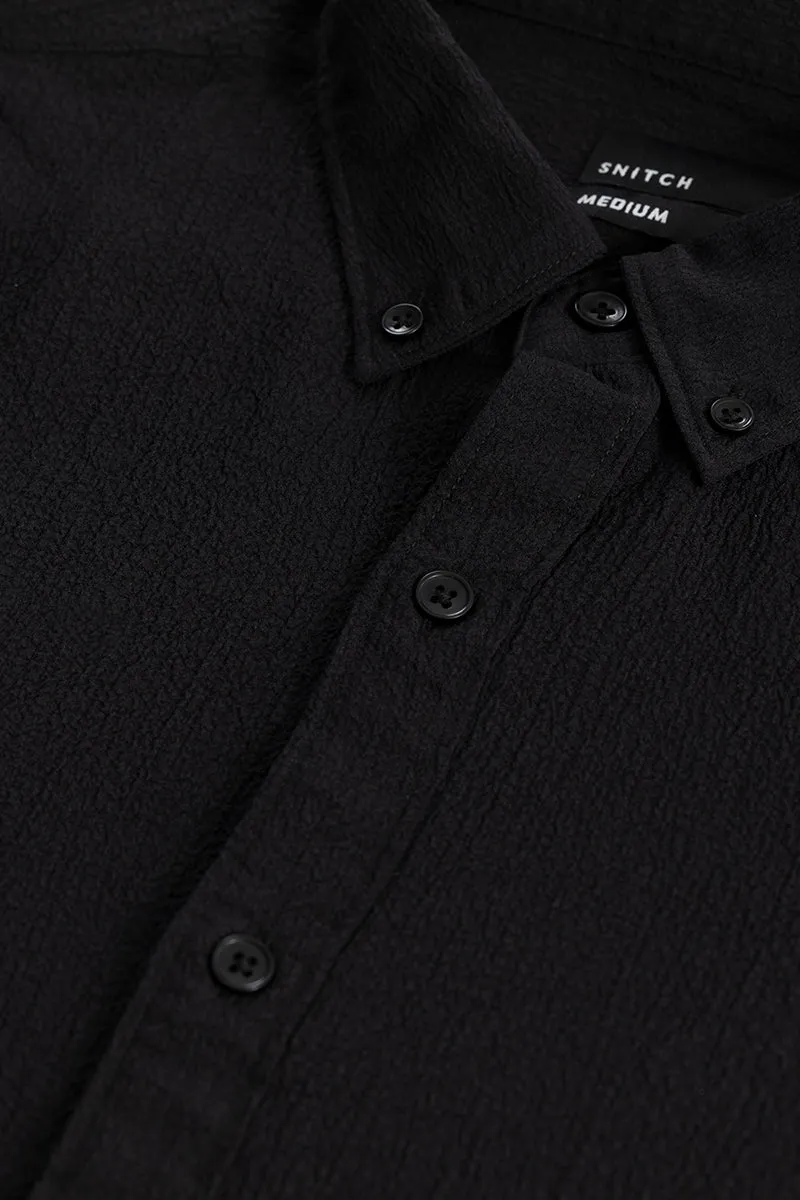 Rufflecrush Black Shirt