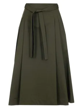 'S Max Mara Belted Midi Skirt