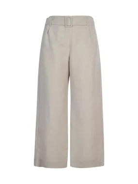 'S Max Mara Belted Wide Leg Pants