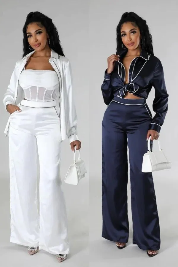 Sahara Wide Leg Pant Set