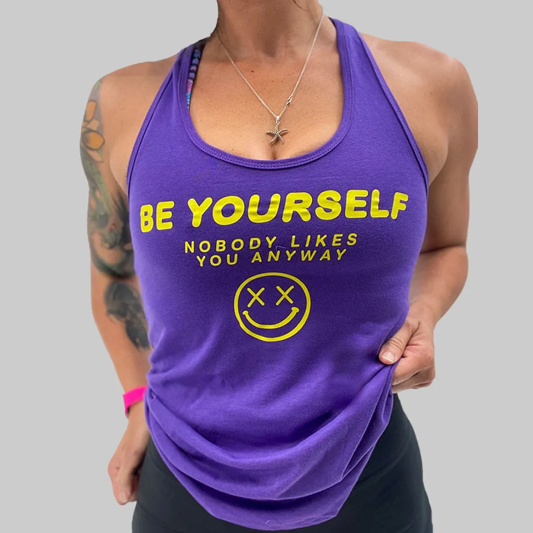 Salty Savage Ladies "Be Yourself" Racerback Tank