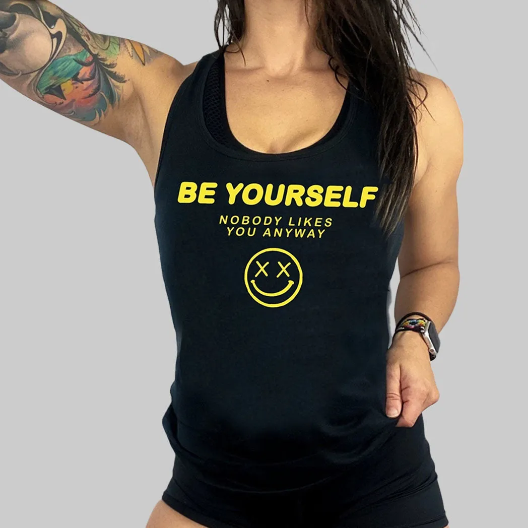 Salty Savage Ladies "Be Yourself" Racerback Tank