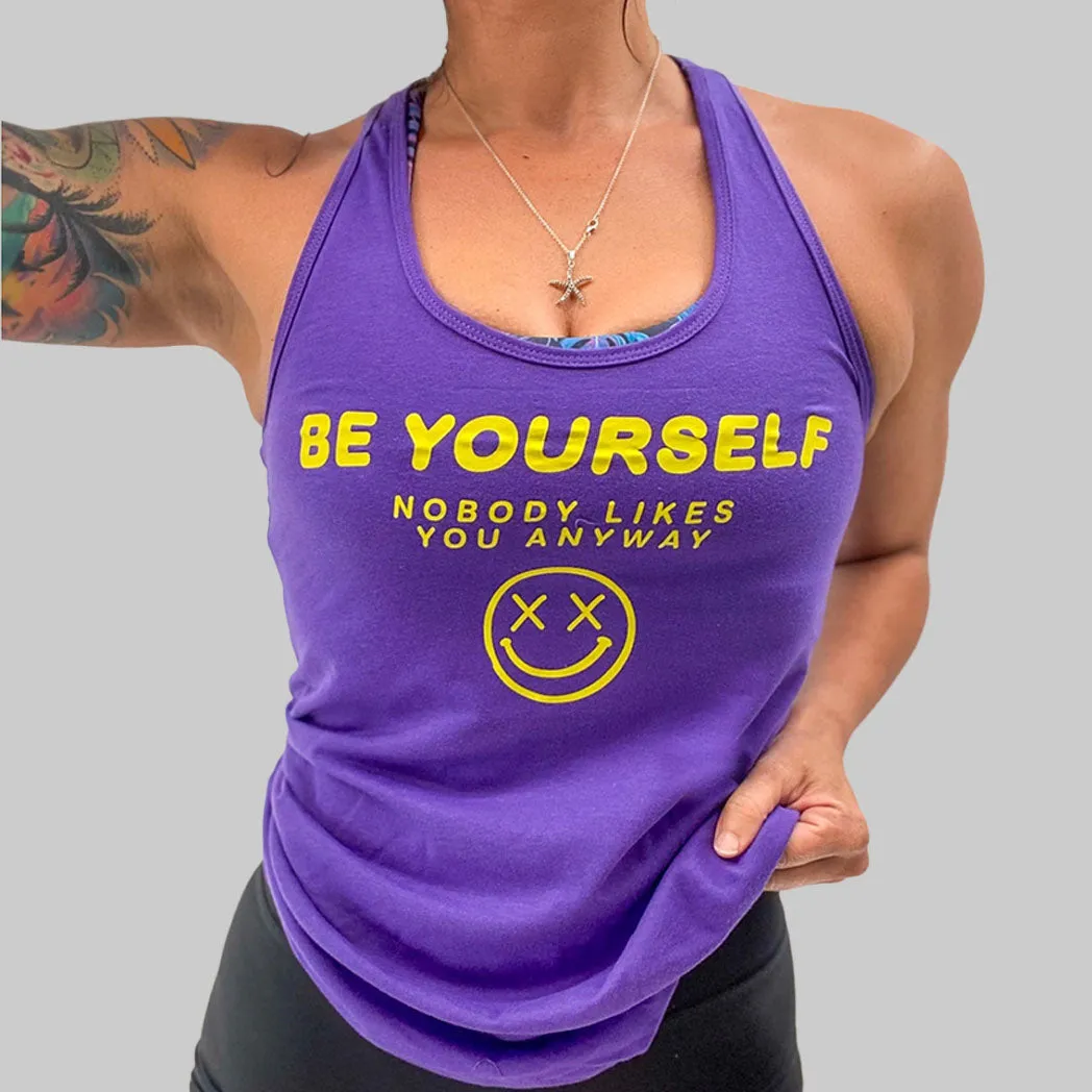 Salty Savage Ladies "Be Yourself" Racerback Tank