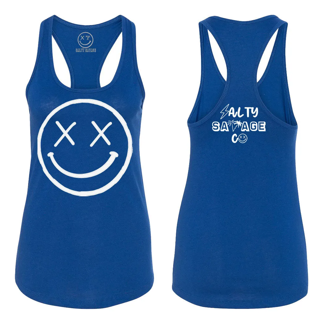 Salty Savage Ladies "OG Smile" Racerback Tank