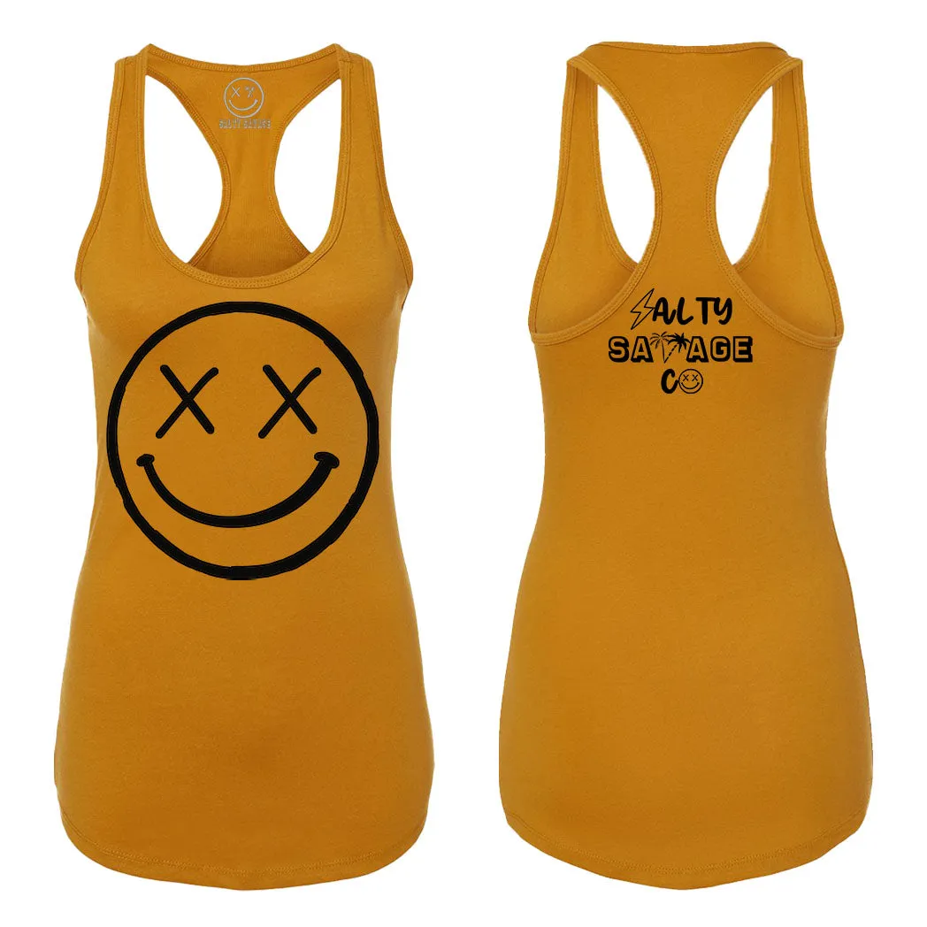 Salty Savage Ladies "OG Smile" Racerback Tank