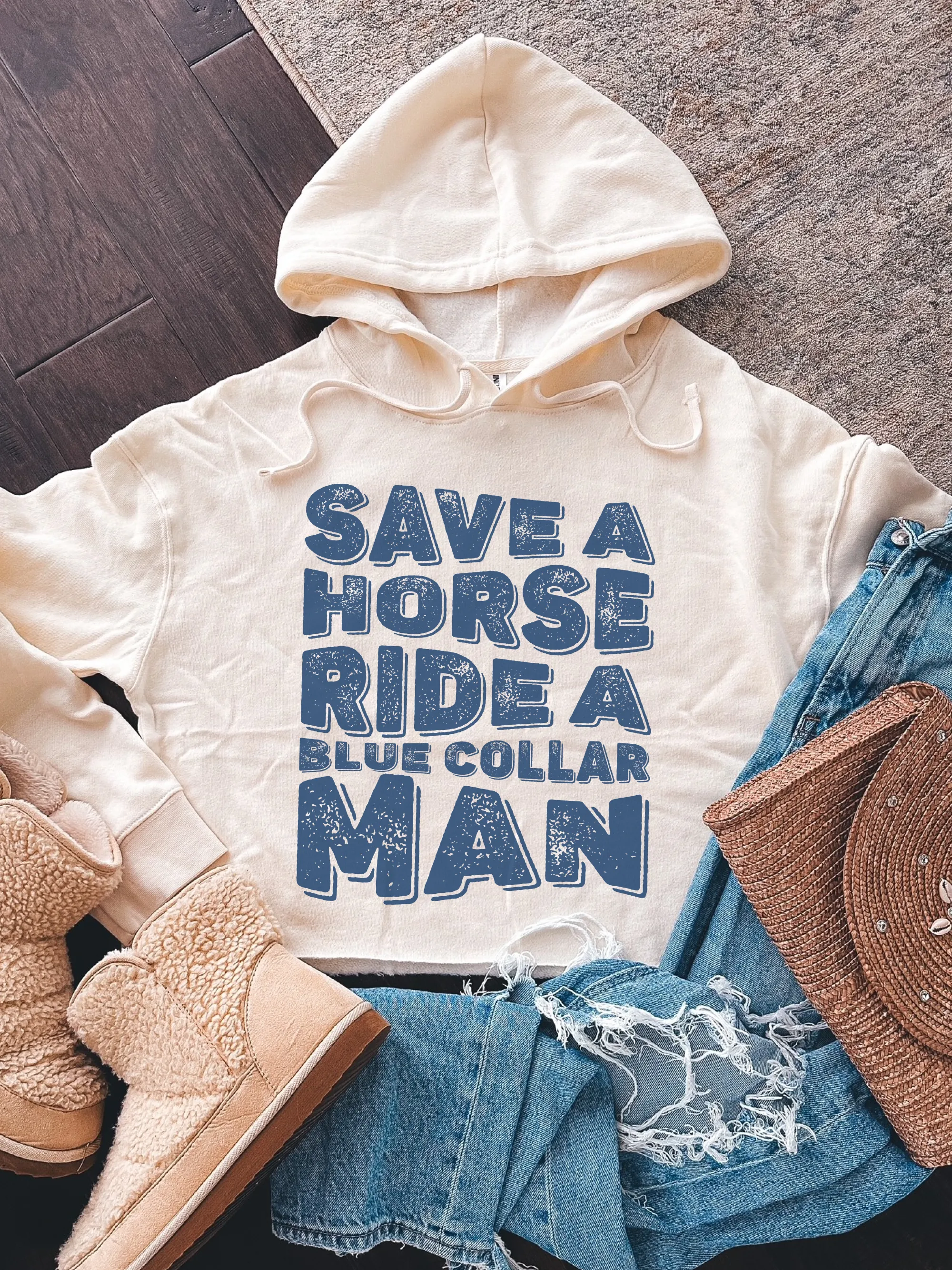 Save A Horse Ride A Blue Collar Man